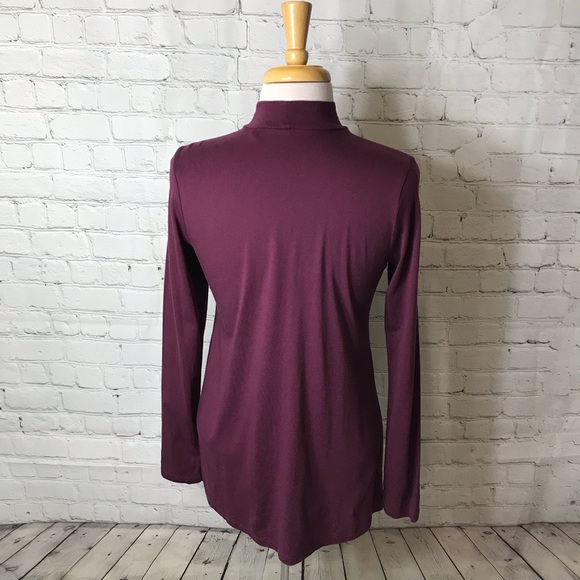 LOGO by Lori Goldstein mock turtleneck tunic - Picture 2 of 4